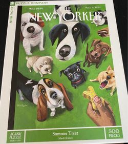 New York Puzzle Company 500 Larger Pieces Complete & Bagged