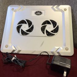 Notebook Dual Cooling Pad/Fan-Gear Head