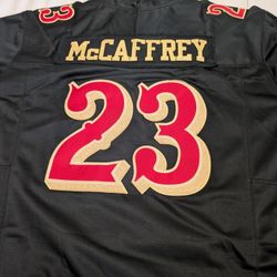 49ers CMC #23 Rivelry Jersey 