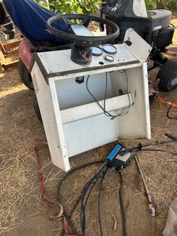 Out board motor and central control Run Most Of The Time Clean Cab Will Run Great Make Offers