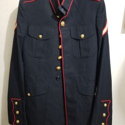USMC Blue Dress Coat 38L