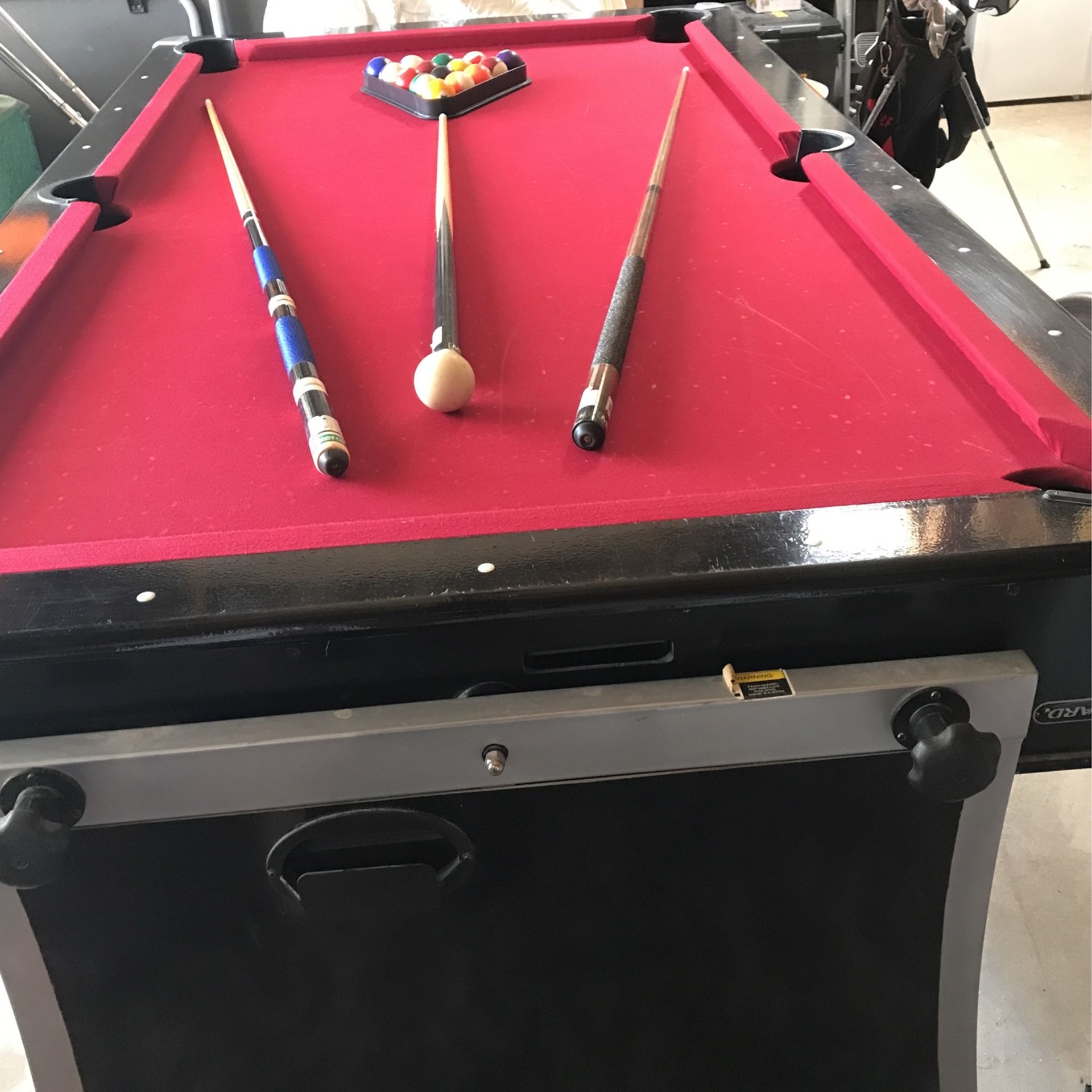 Pool Table/Air Hockey 4’ X7’