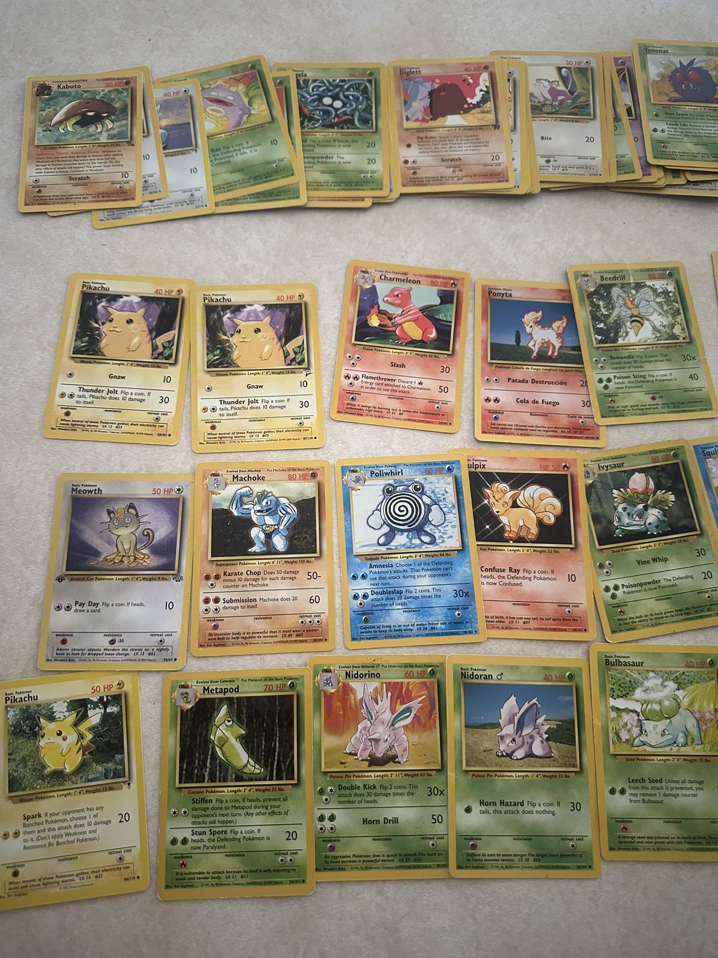 1995 Pokemon Cards
