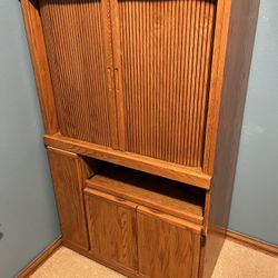 Solid Oak Cabinet