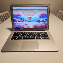 MacBook air 13-inch early 2014
Intel Core i5 1.4 GHz
8GB RAM 
121GB flash storage 
macOS Monterrey  version 12.7. Nothing wrong ** no trades ** 
