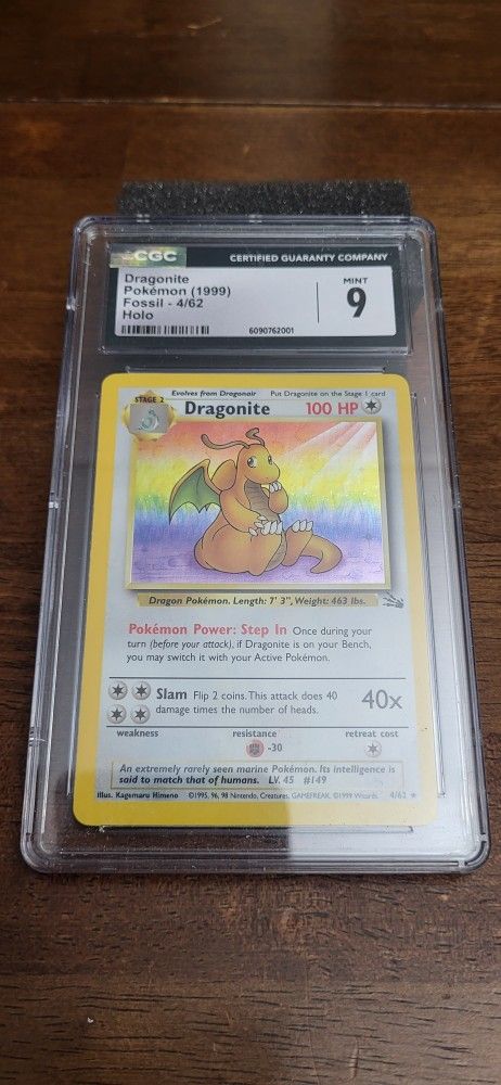 CGC Graded Fossil Pokemon Cards