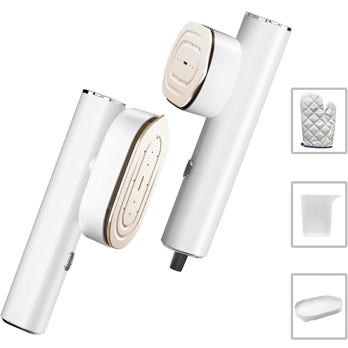 Portable Steamer For Clothes Travel Mini Steamer and Iron Fast 10s Heat-Up, Horizontal and Vertical 1200W Effortless Wrinkle Removal, Garment Steamer