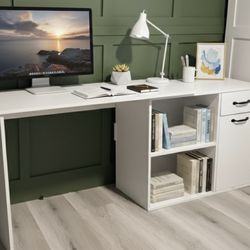 L Shape Rotating Desk