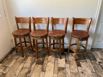 Four, 24 inch barstools
