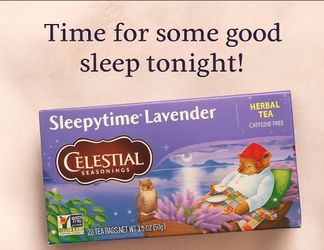 Celestial Seasonings Sleepytime Lavender Caffeine-Free Herbal Tea Bags (20 Count)