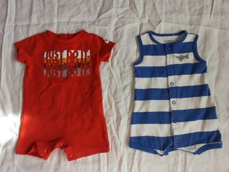 Baby Boy Nike Carters Rompers 3m EUC