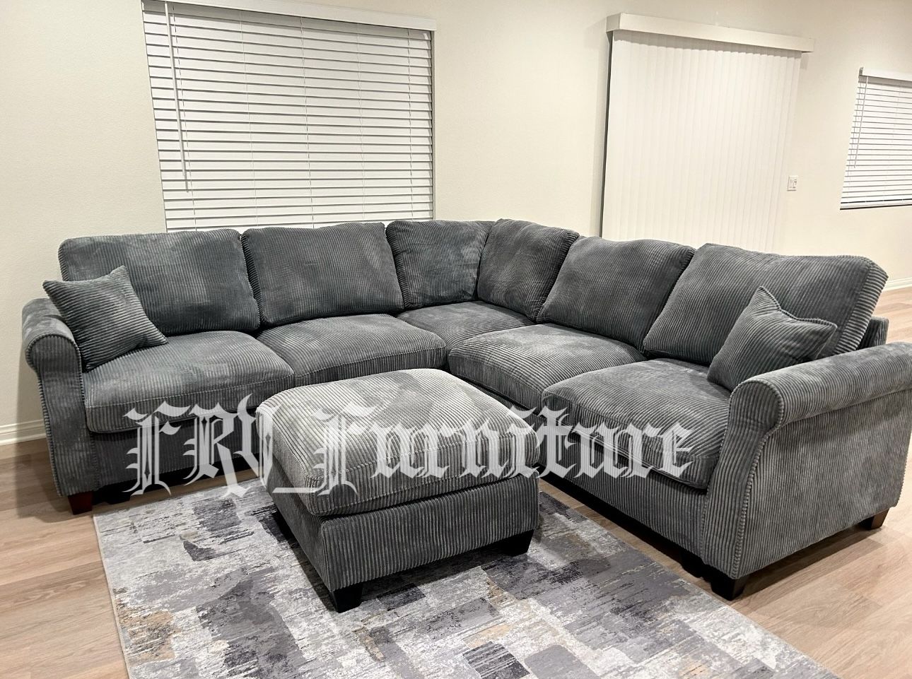 New Gray Sectional