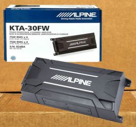 Alpine KTA-30FW Compact All Weather 4 Channel Speaker System Amplifier IP66 Rated 🚨 Payment Options Available 🚨 No Credit Needed 🚨