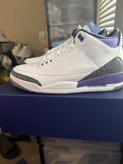 Air Jordan 3 Retro “Midnight Purple” — Size 11 Condition: Brand New / Deadstock (DS) Includes Original Box + Verified Online Purchase Receipt