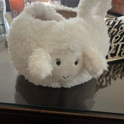 NWT, Lamb Wooly Easter Basket  $10