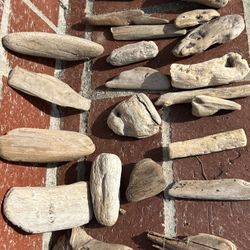 Lot of Natural 35+ Assorted Natural Beach Driftwood Pieces Crafts • Terrariums • Coastal Decor Boho Natural 