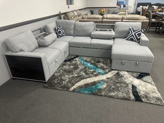 Gray Sofa Sectional Sleeper