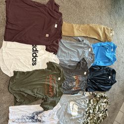 Carhartt, Nike, Adidas And Under Armour Clothes