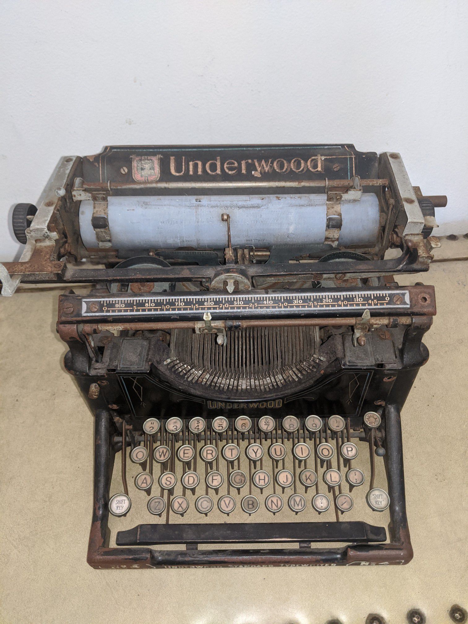 Underwood typewriter # 4