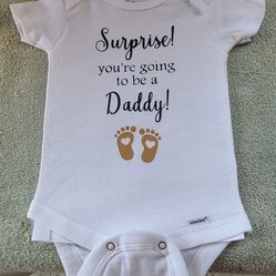 Personalized White Onesie, Any Size, Any Words, Any Letter  Or Color
