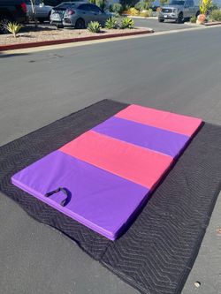 New 3’x6’x2” 4 Fold Gymnastics Mat Exercise Tumbling Gym Mat