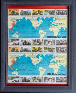 1945: Victory At Last. (20) 32 USA  Postage Stamps.