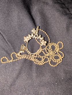 #1 Mom Birthday Charm Necklace