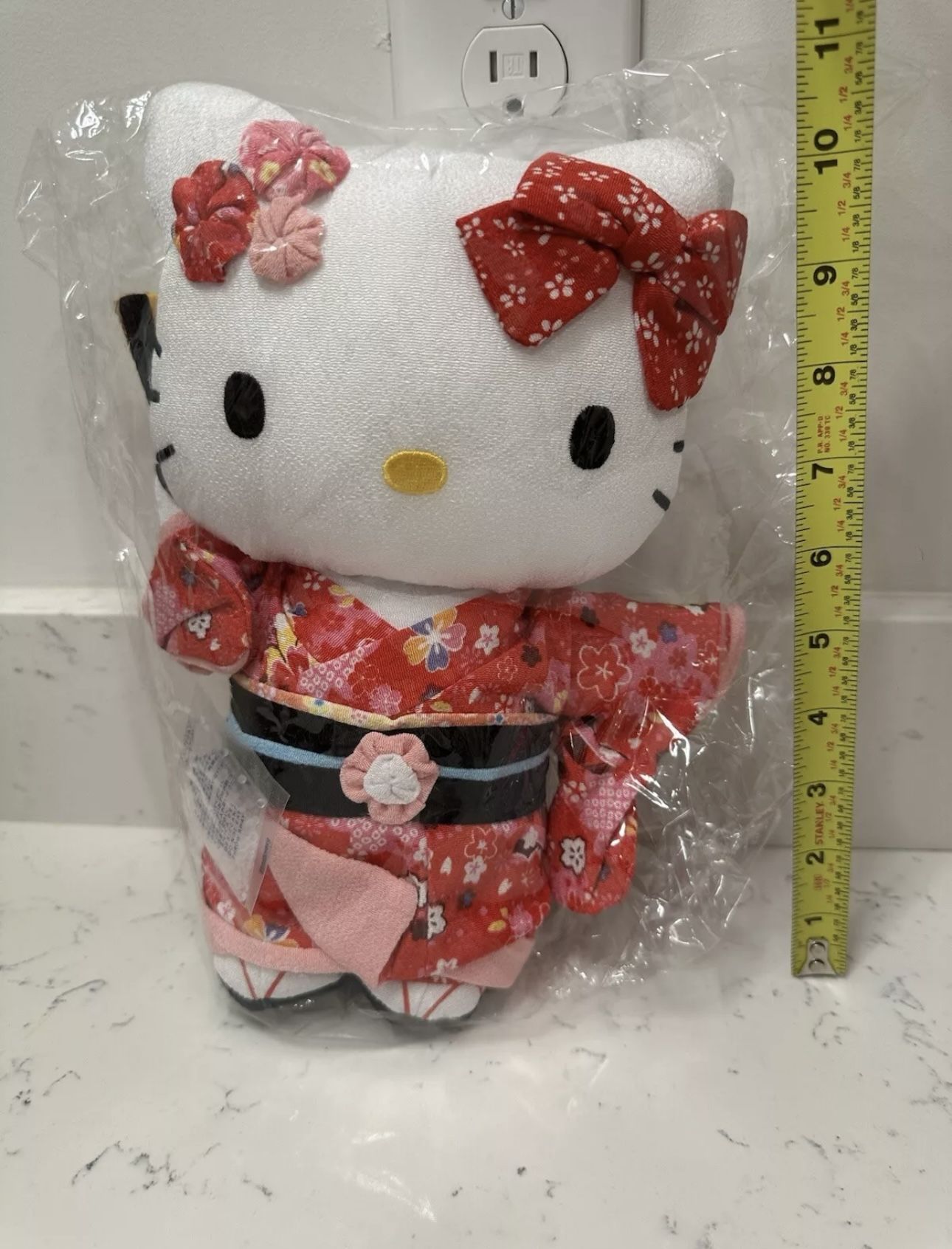 Sanrio Character Hello Kitty Plush (Sakura Kimono) Plushie 8” and 11" - Japan Exclusives