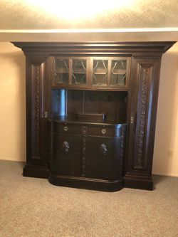 Antique German Schrank & Sideboard