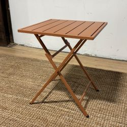 Article Nina Outdoor Folding Cafe Table - Ochre Brown