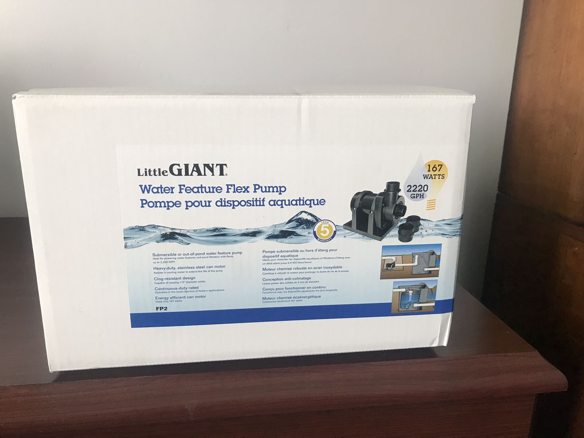 Water Fountain Pump - New
