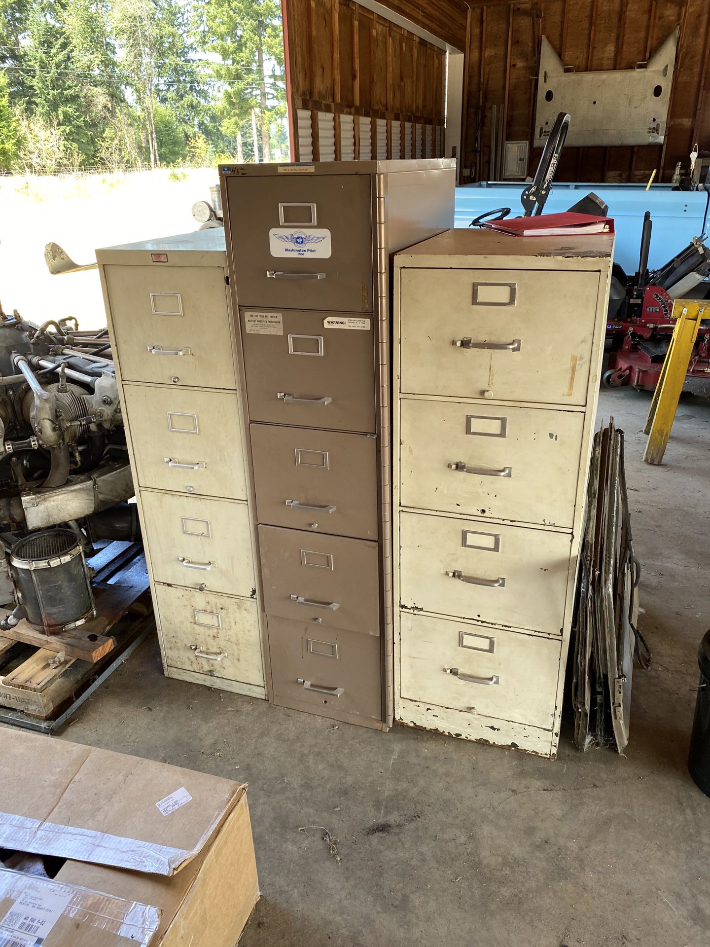 Large filing cabinets