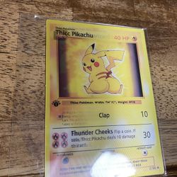 THICC Pikachu THICC Charizard Lenticular Sticker