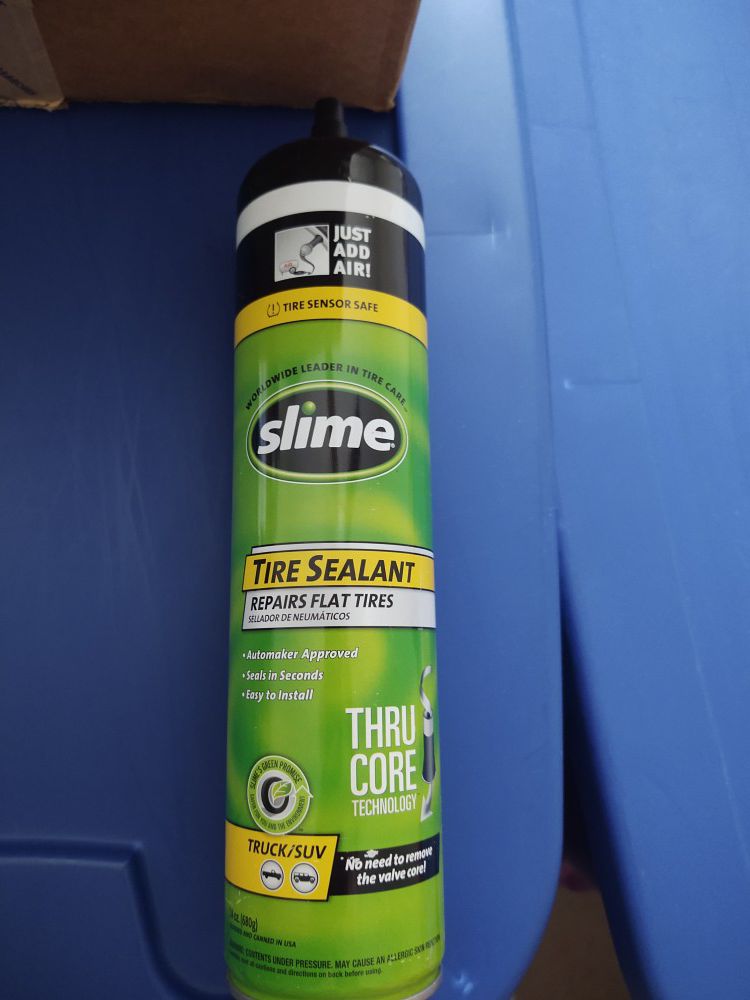 Brand New 24 oz Tire Slime Sealant Just Add Air