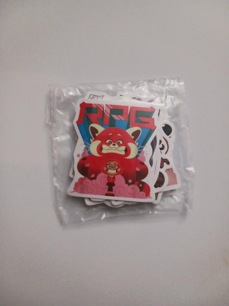 TURNING RED 30 PC STICKERS 