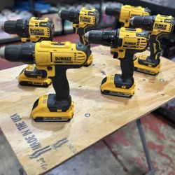 $120 each 20 volt drill with battery & charger 