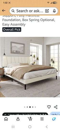 New! King Platform Frame