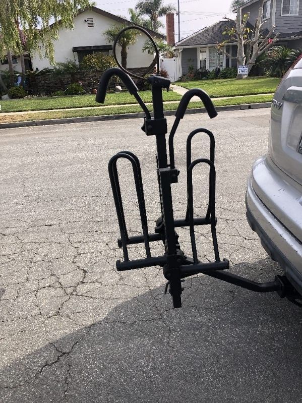 2 Bikes Hitch Mounted Rack Width π