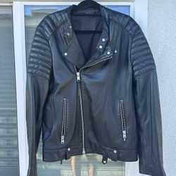 All Saints - Leather Jacket (XL)