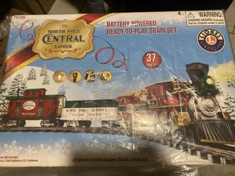 North Pole Central Lines Train Set