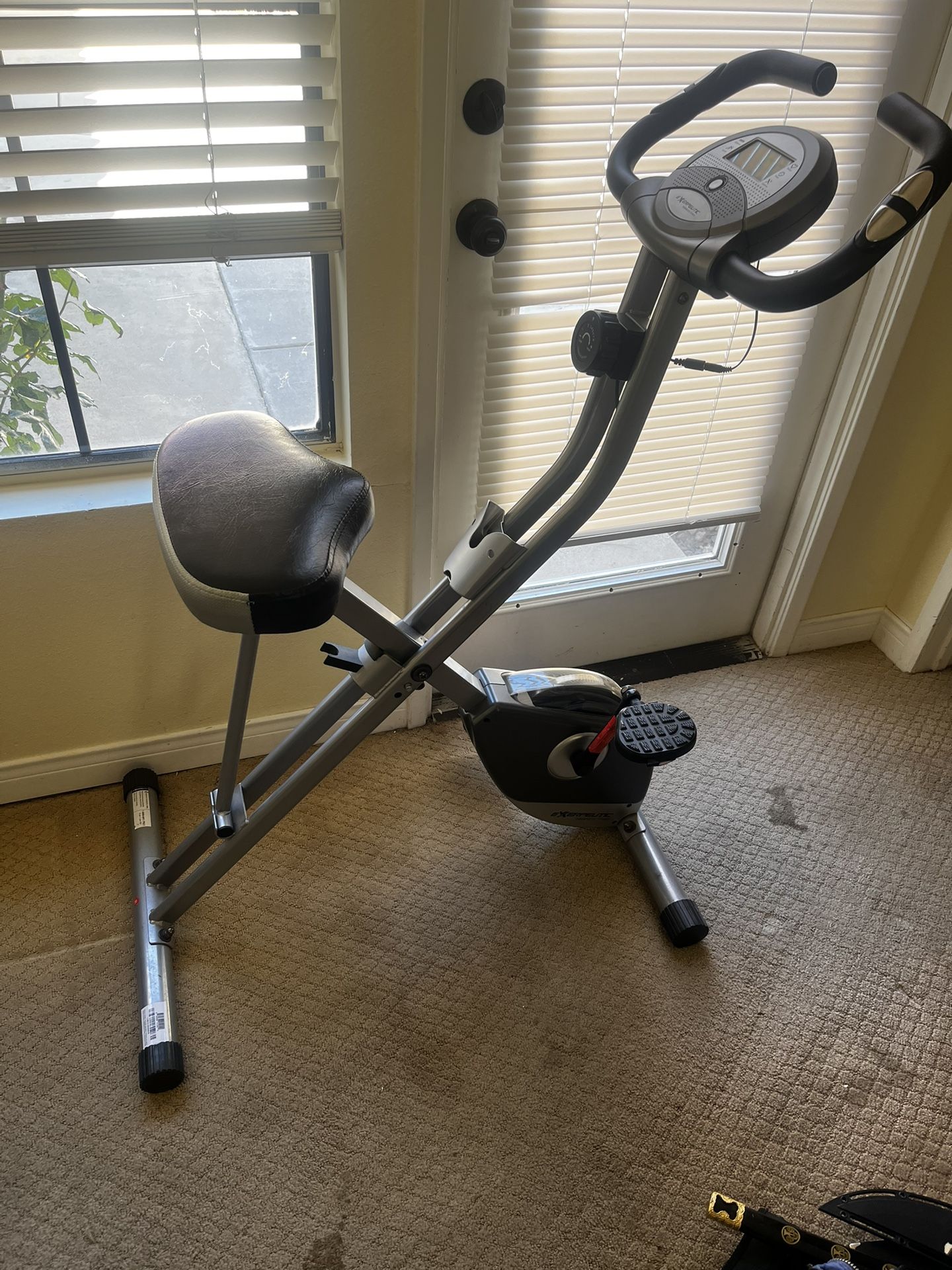 Exerpeutic Foldable Exercise Bike
