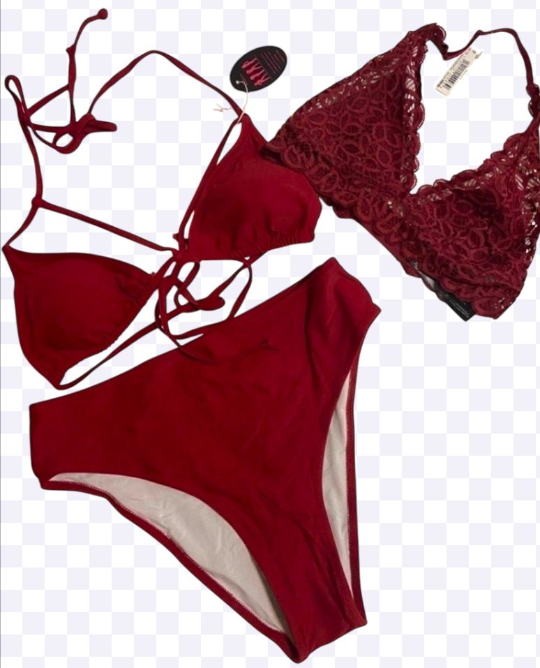 avidlove bikini set +iris lilly lace top /Medium_New