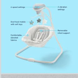 Graco Simple Sway Baby Swing Side To Side Motion
