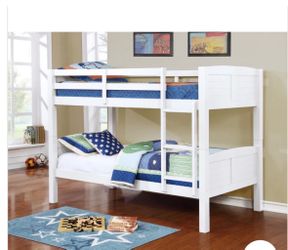 Bunk Bed twin and twin not including mattress