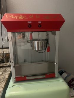 Red Countertop Popcorn Machine