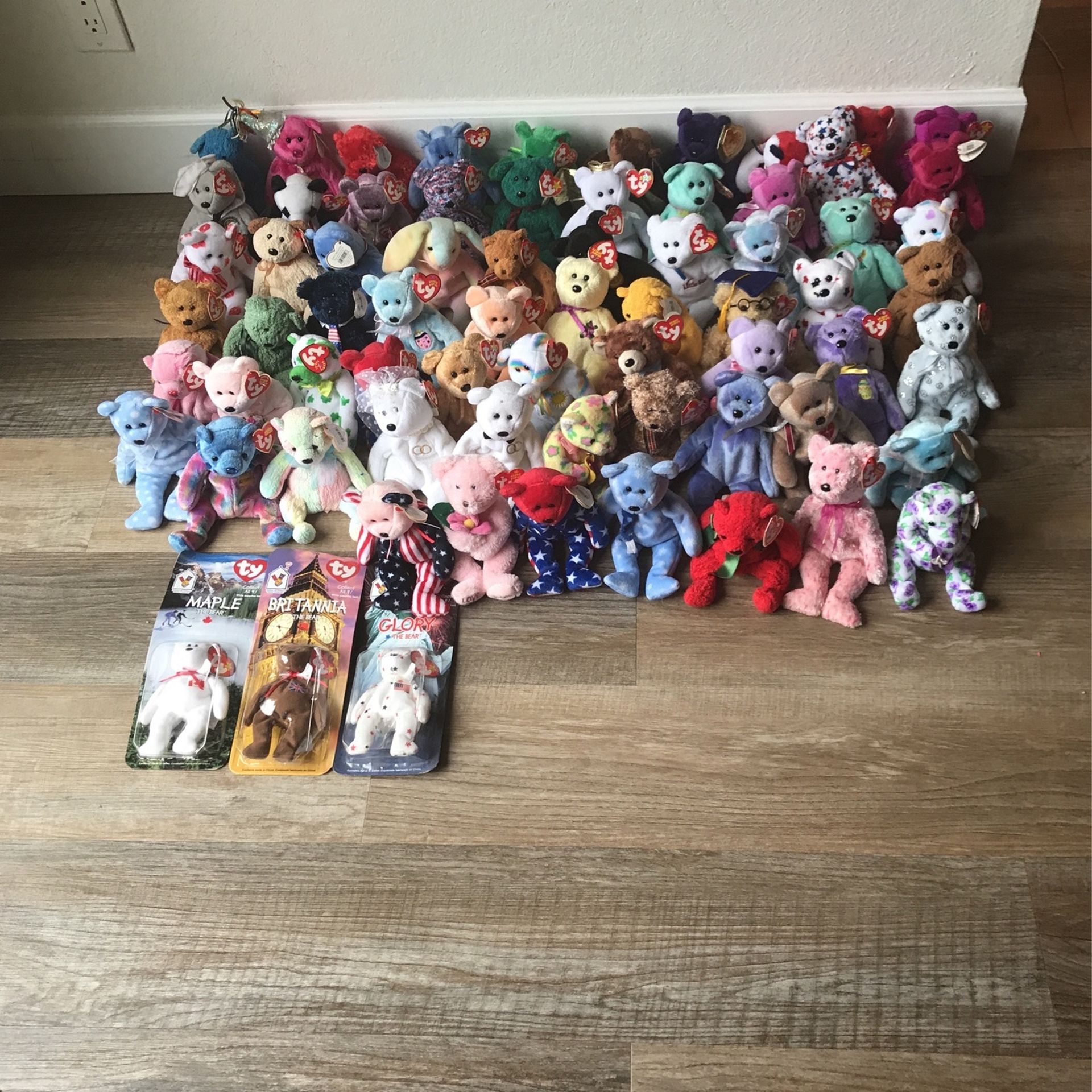 66 Beanie Baby’s