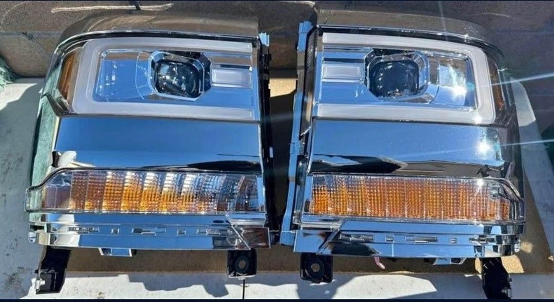 16-18 Chevy Silverado 1500 LED Headlights Faros Calaveras Micas Luces 