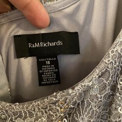 Dress -Silver sz18  Lavender sz 16