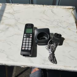 Panasonic Black Cordless Phone with Charger