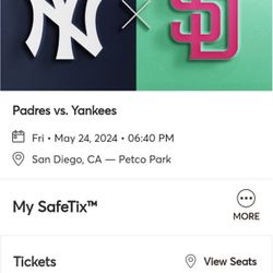 **Padres vs Yankees-May 24**